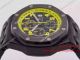 2017 Swiss Replica AP Royal Oak Offshore Chronograph Yellow Inner Bezel Leather Watch (1)_th.jpg